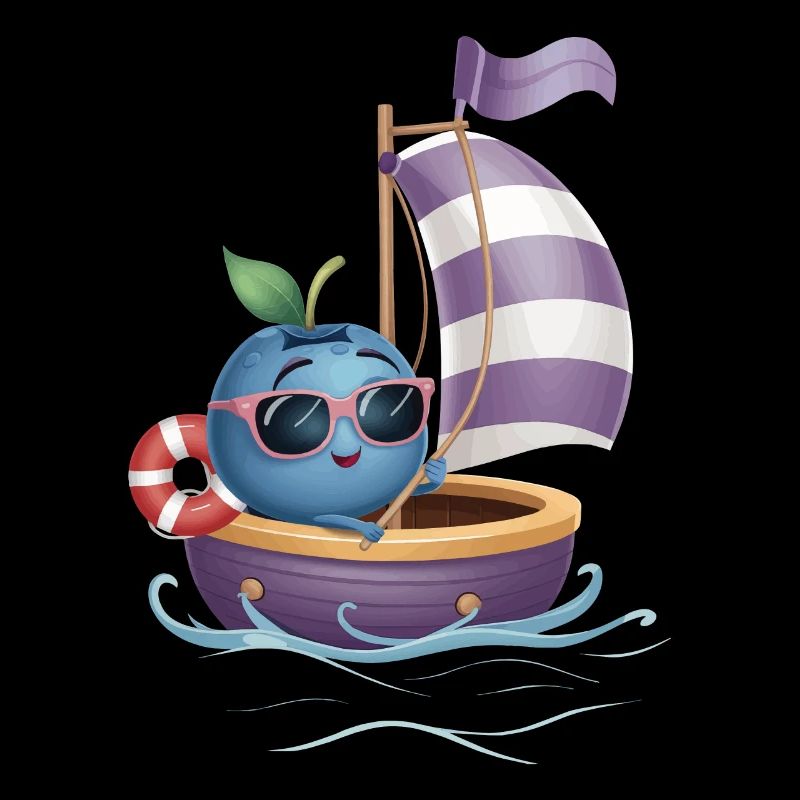 Obst Heidelbeere Bootfahren Geschenk