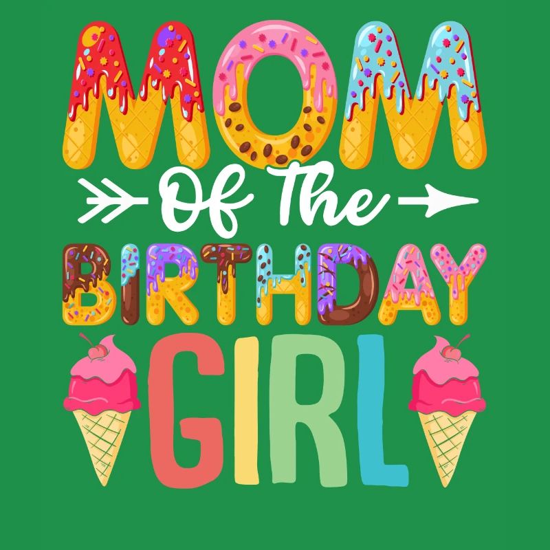 Mama Des Geburtstagskindes Eiscreme Geburtstag