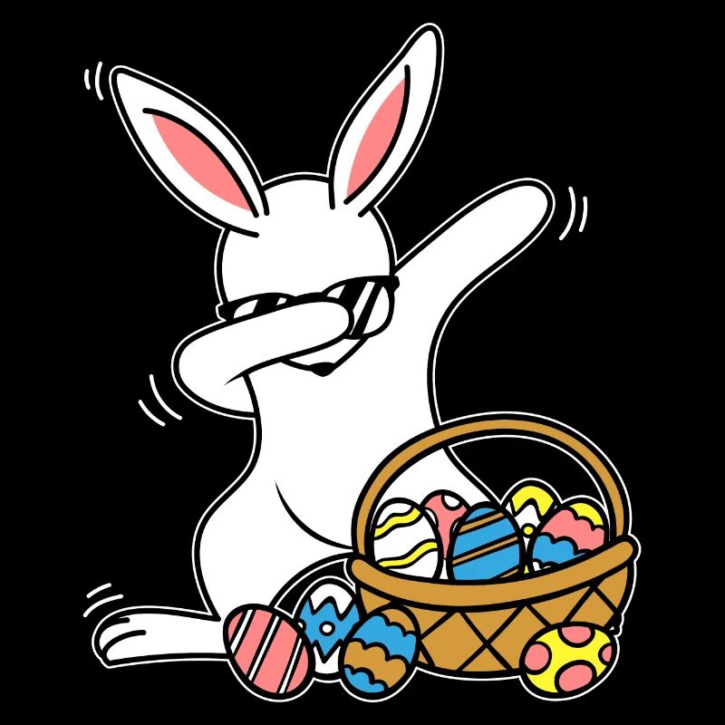 Dabbing Lapin de Pâques Lapin de Pâques