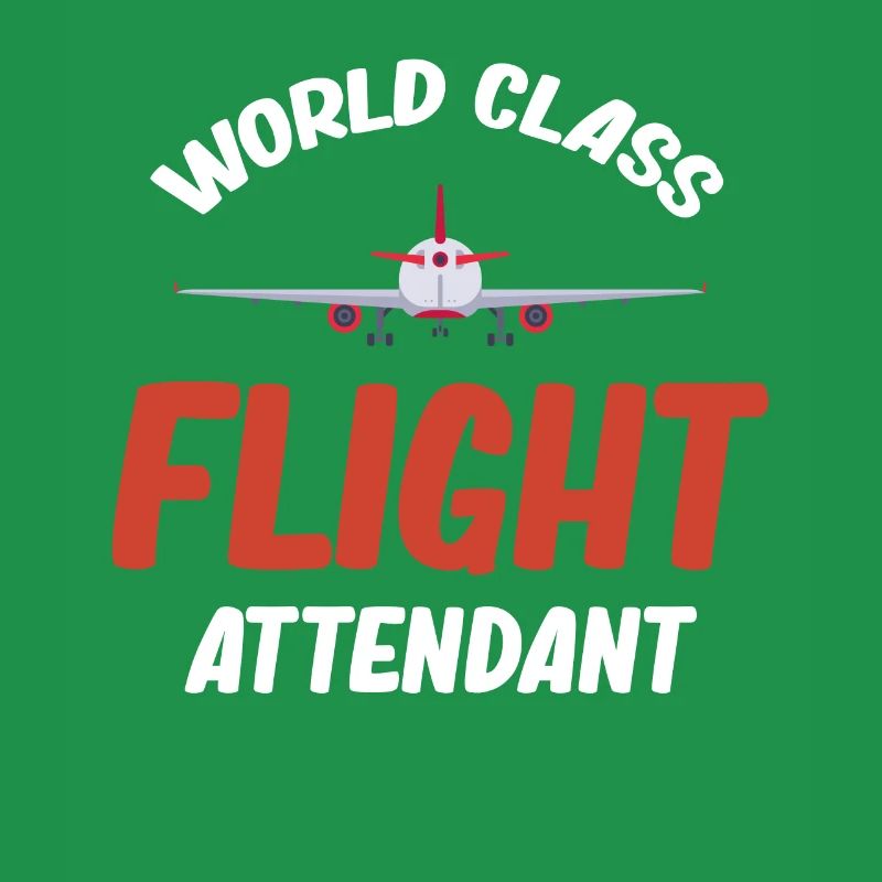 World-class flight attendant, flight attendant for