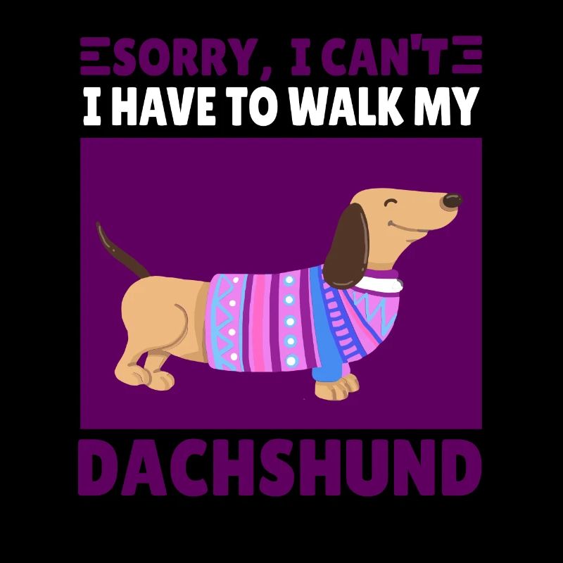 Lustiger Dackel Spruch Dachshund Geschenk