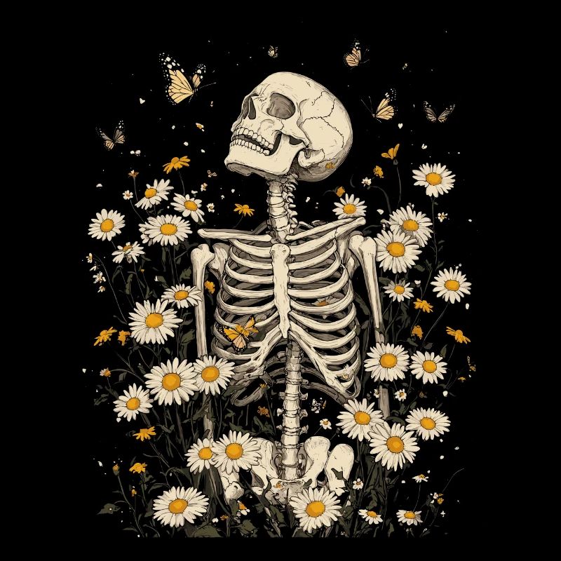 Skelett Blumen