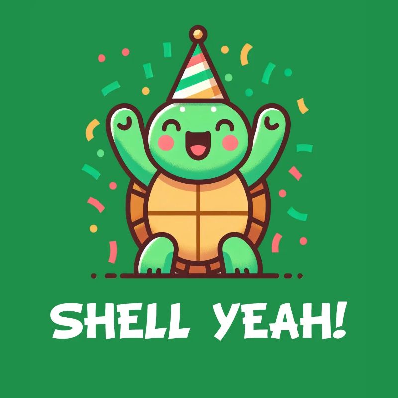 Shell Yeah! Celebration Turtle