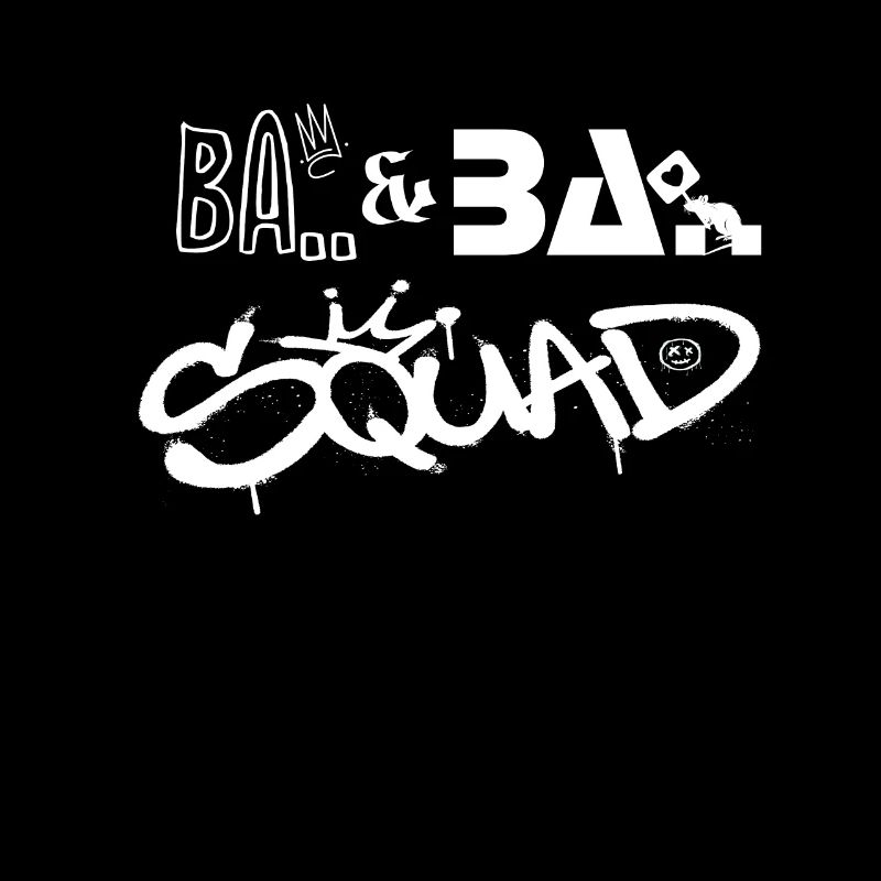Ba Ba Squad Graffiti Design Wall Art