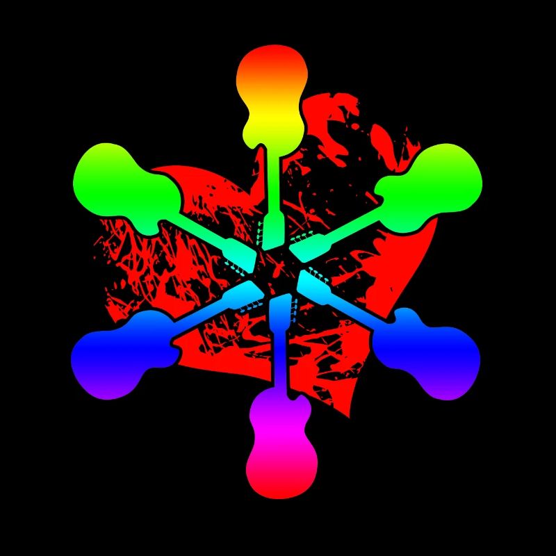 Acoustic Guitar Rainbow
