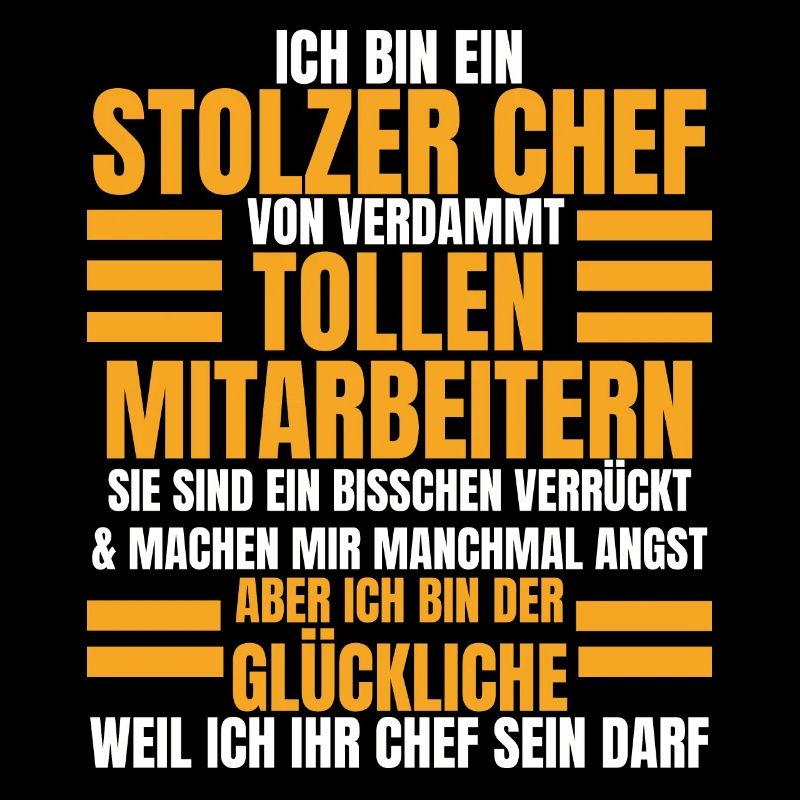 Ich Bin Ein Stolzer Chef Geburtstag Geschenk