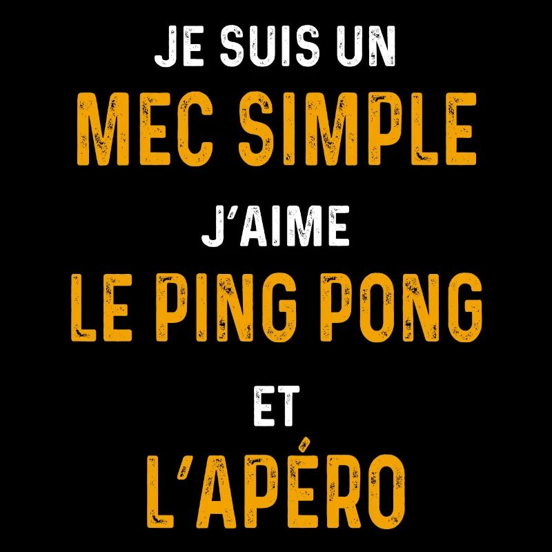 ping pong aperitif Simple table tennis player