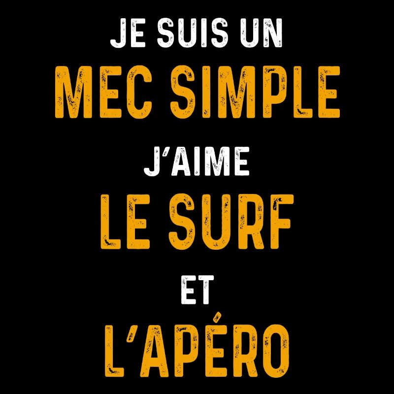 Surf aperitif Simple surfer guy
