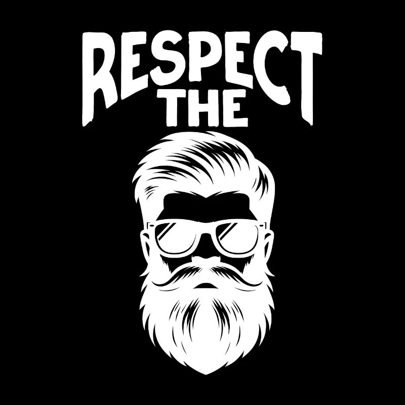Respektieren Sie den Bart Gesichtsbehaarung Bärte Mann