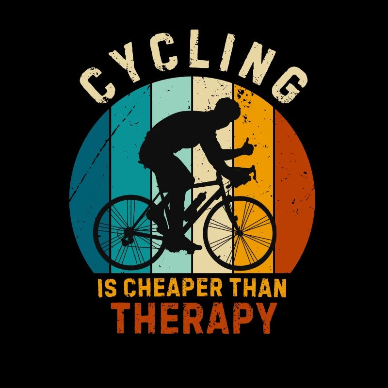 Le cyclisme est moins cher que Therapy.Maillot de cyclisme