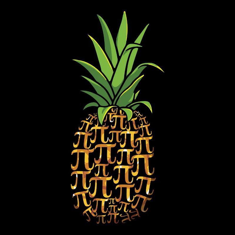 Pi Day Pineapple Pattern for Math Fans