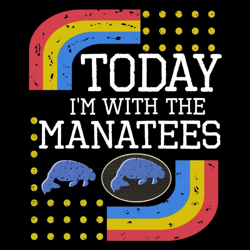 Vintage Slogan MANATEES