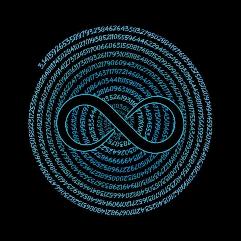 Pi Day Infinity Nombres Cercle Graphique
