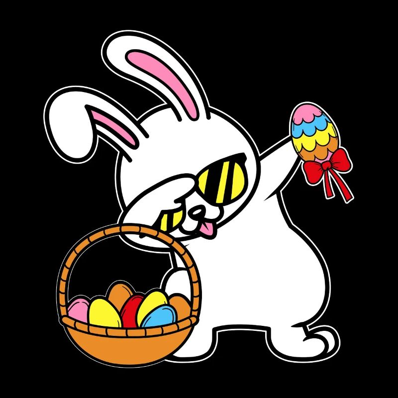 Dabbing Lapin de Pâques Lapin de Pâques