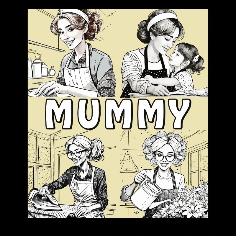 FRAU HAUSARBEIT MUMMY