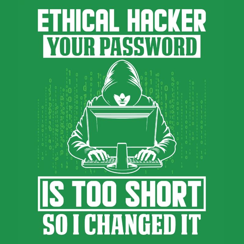 Hacker éthique Cyber Security Code Cracker Drôle