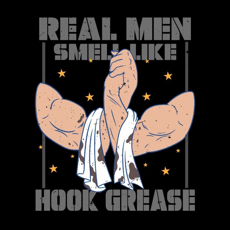 Docker Real Men Smell Like Hook Greash