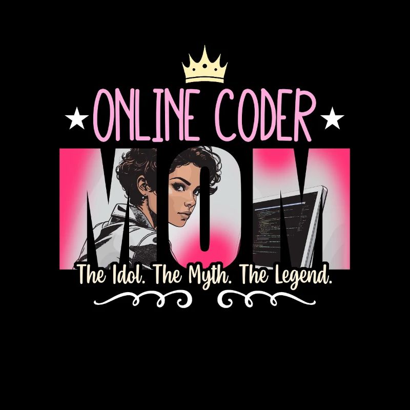Codeur en ligne Maman L’idole Le mythe Développeur Web