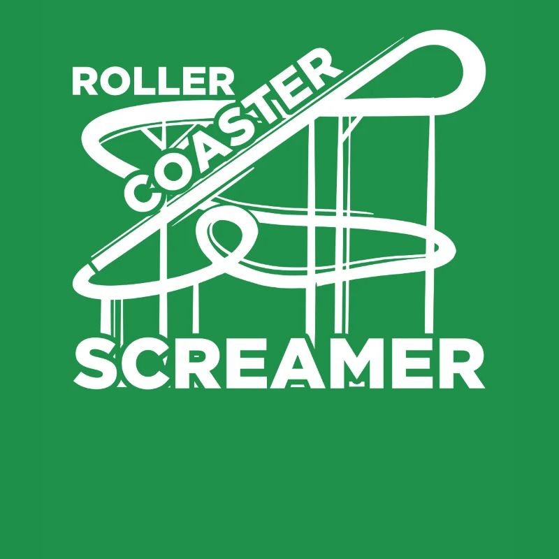 Freizeitpark Roller Coaster Screamer Achterbahn