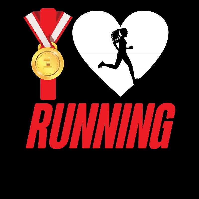 Running Runner Half Marathon Heart