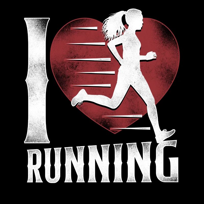 Running Runner Half Marathon Heart