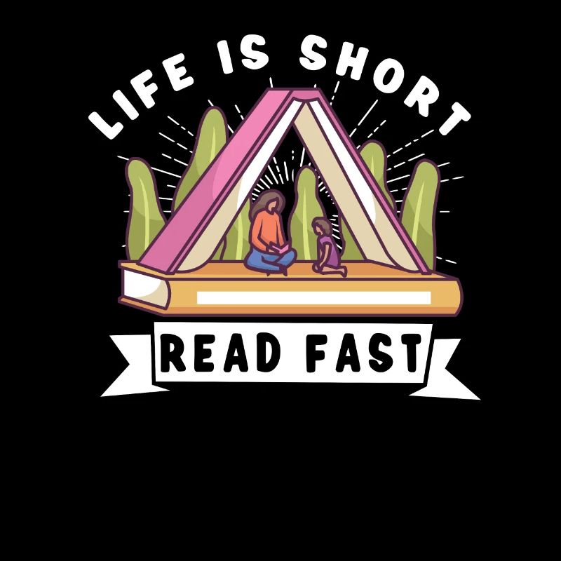 Book Reader Reading Literature Bookworm Gift Idea