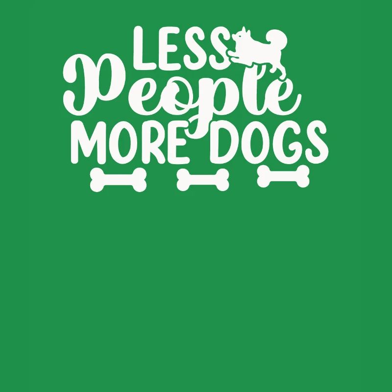 Moins de gens plus de chiens