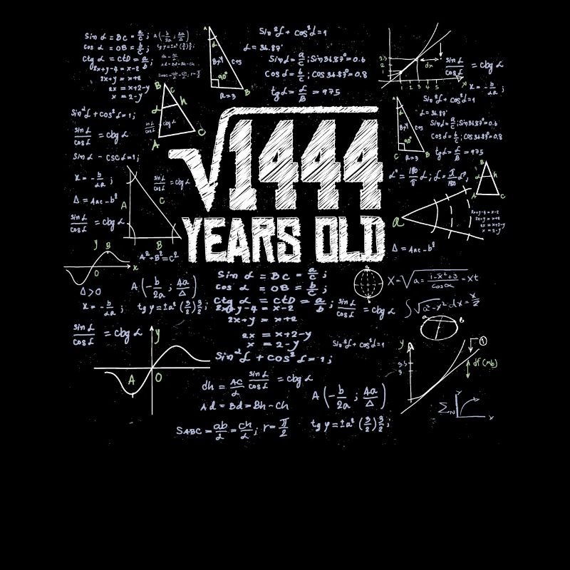 Racine carrée de 1444 Math Nerd 38e anniversaire
