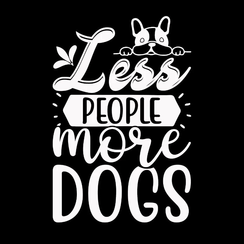 Moins de gens plus de chiens