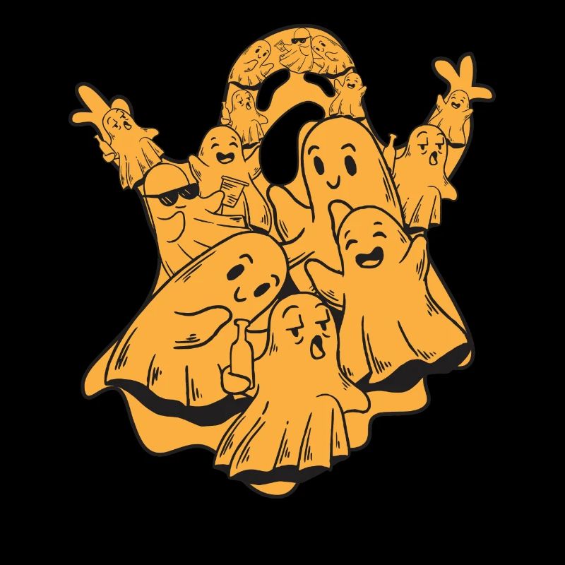 Halloween Ghost with Ghosts I Halloween Ghost