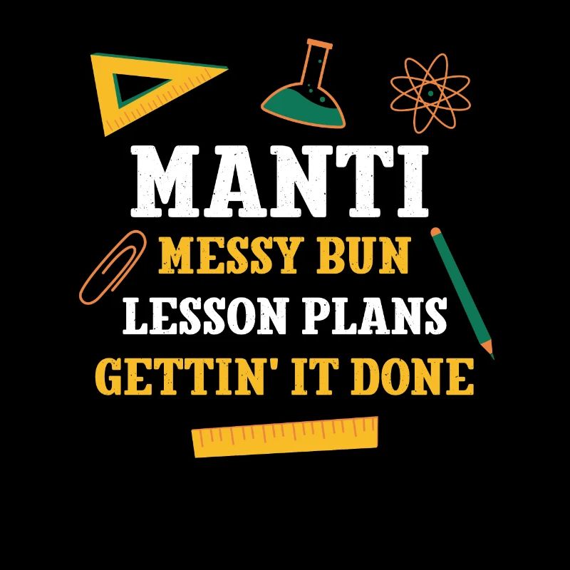 Manti Messy Bun Plans de leçon Drôle d’humour