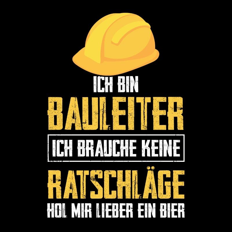 Bauleiter Bier Bauarbeiter Geschenk