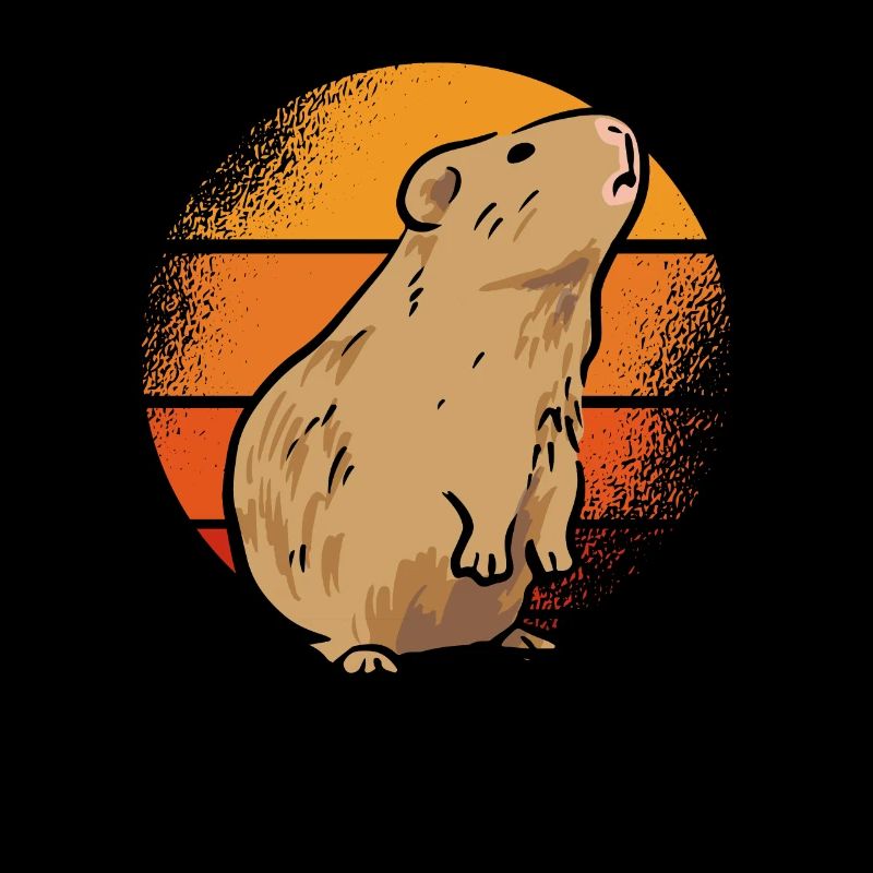 Mignon Cochon d’Inde Retro Sun