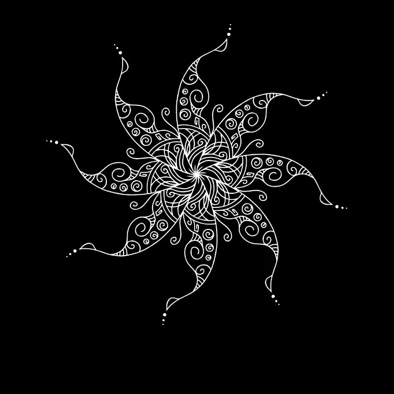Mandala rotatif