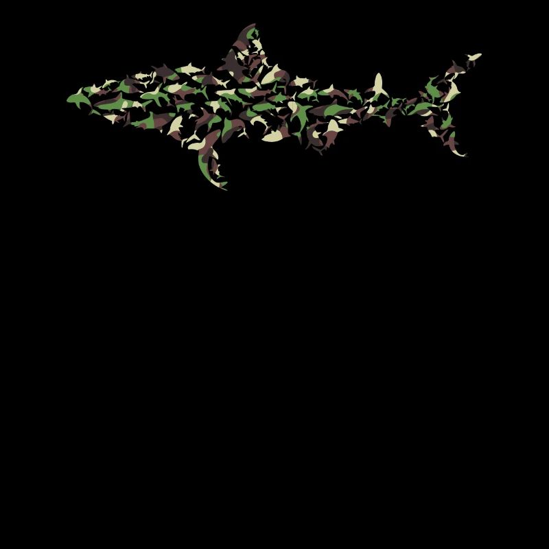 Grand Requin Blanc - Requin Blanc Camouflage