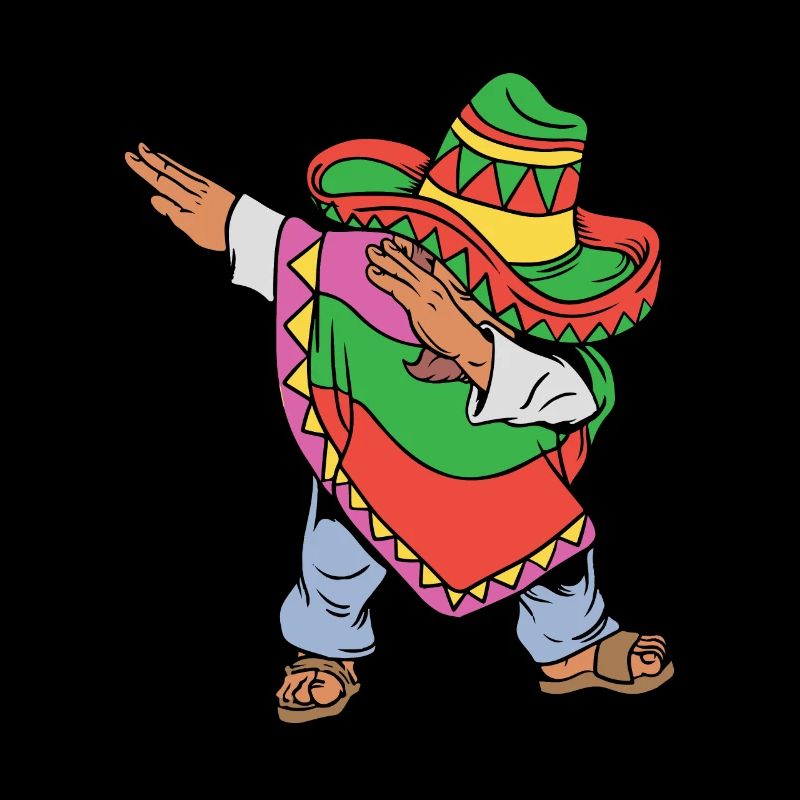 Dabbing Mexicain Cinco De Mayo Dabbing Mexicains