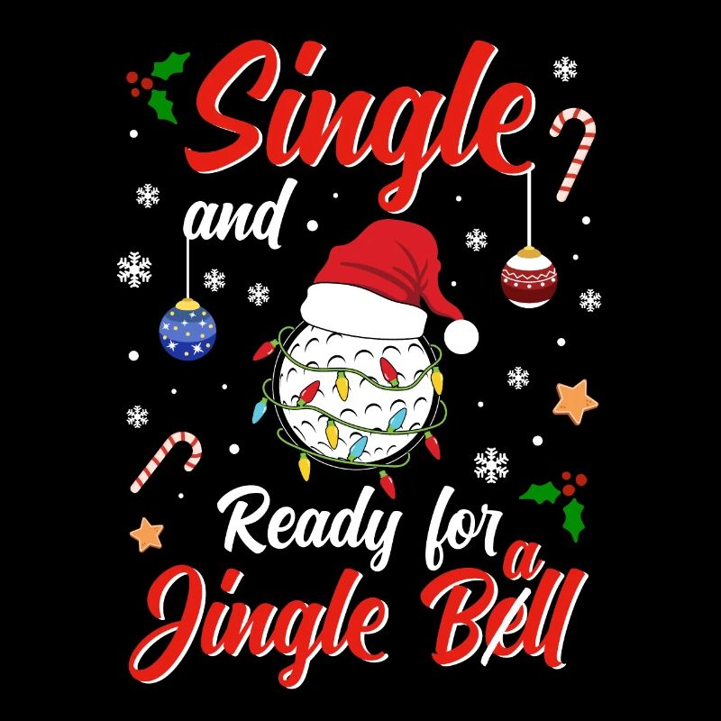Fun Golf ball Costume Single and ready for Jingle