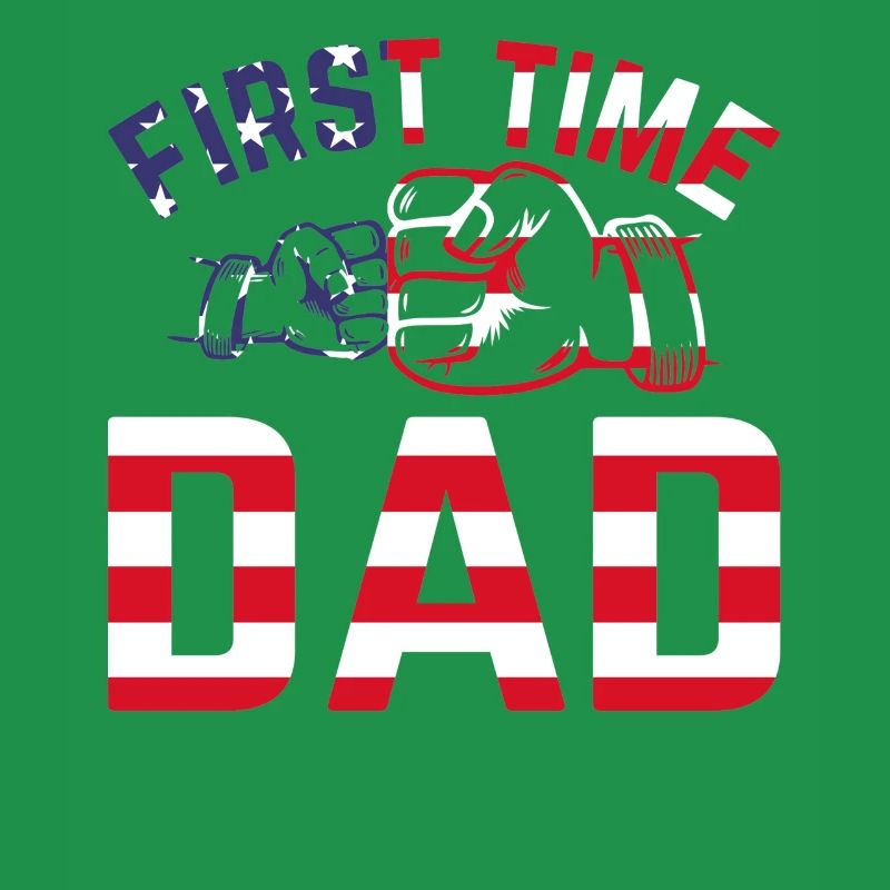First Time Dad American Flag Daddy To Be Daddy Pat
