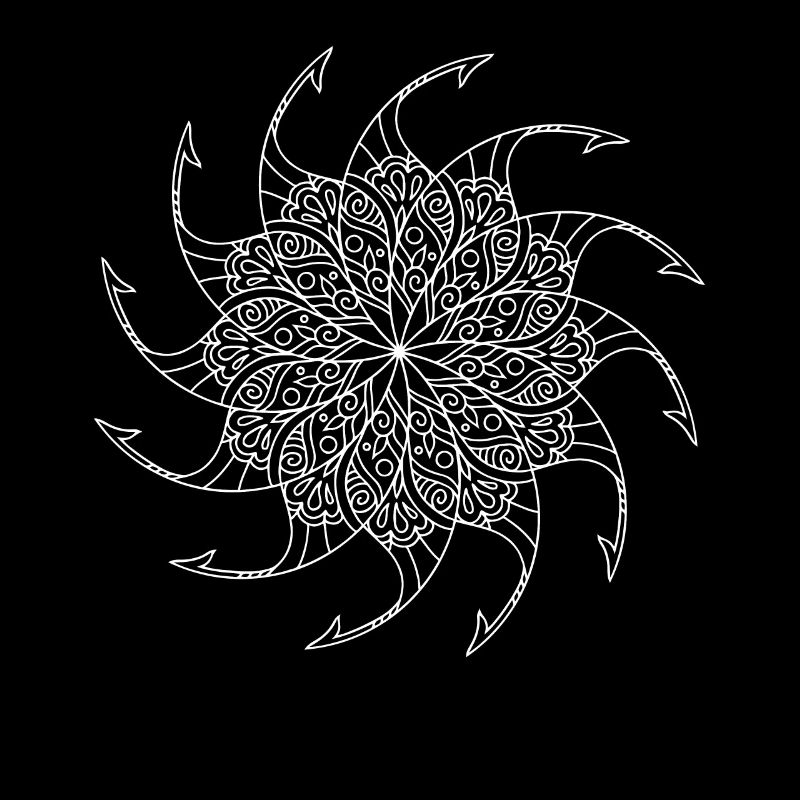 Mandala rotatif