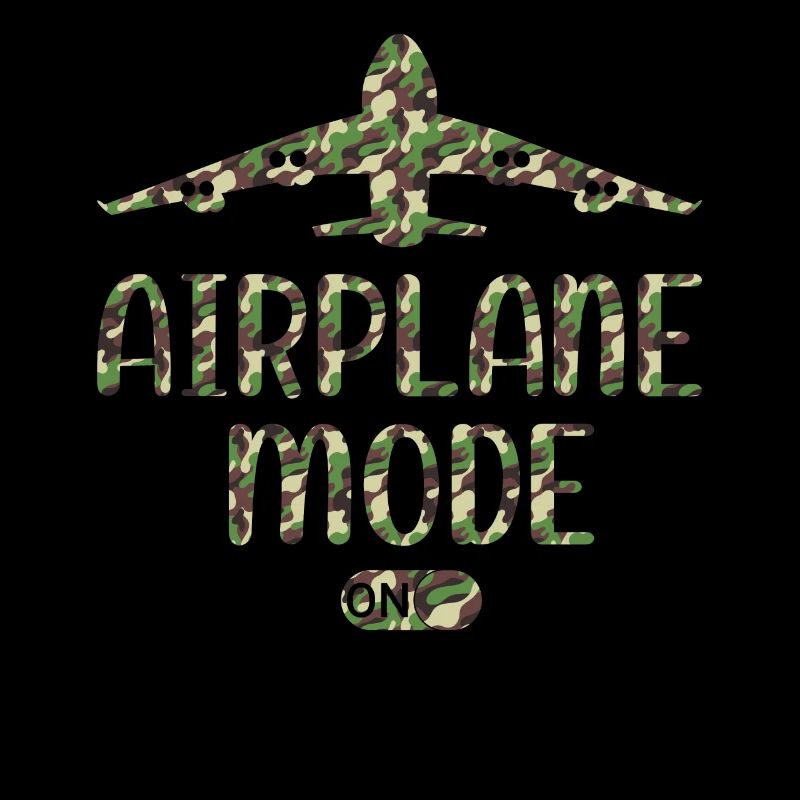 Airplane Mode On Passenger Plane Airport Pilot Pla