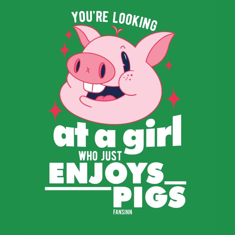 Schwein Bauernhof Mädchen