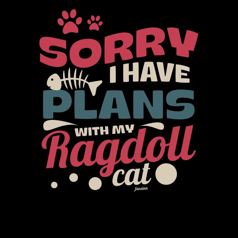 Ragdoll-Katze Katzenrasse Spruch