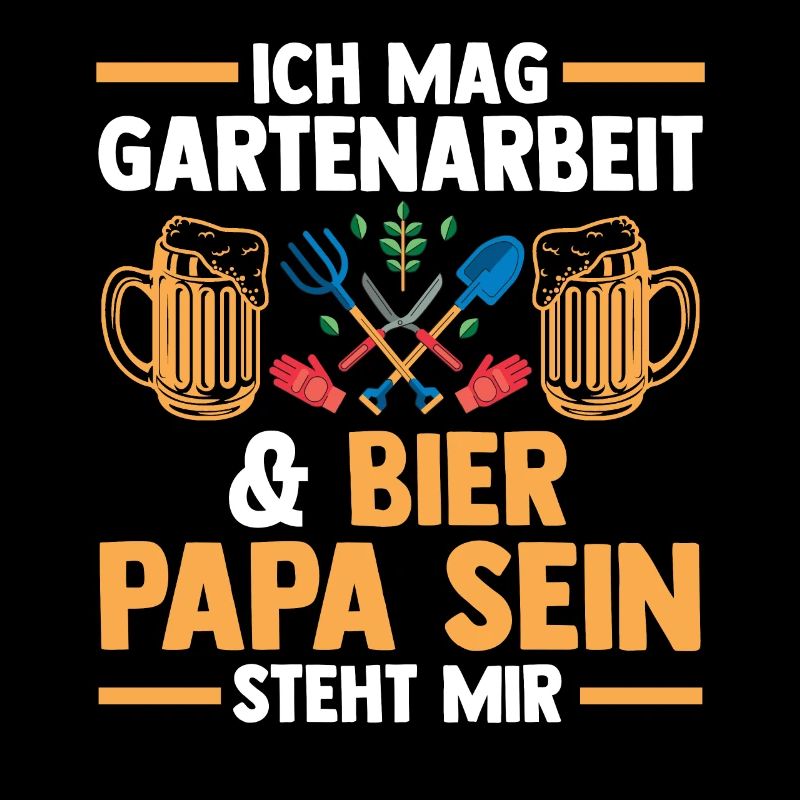Vater Garten Gartenarbeit Papi Papa