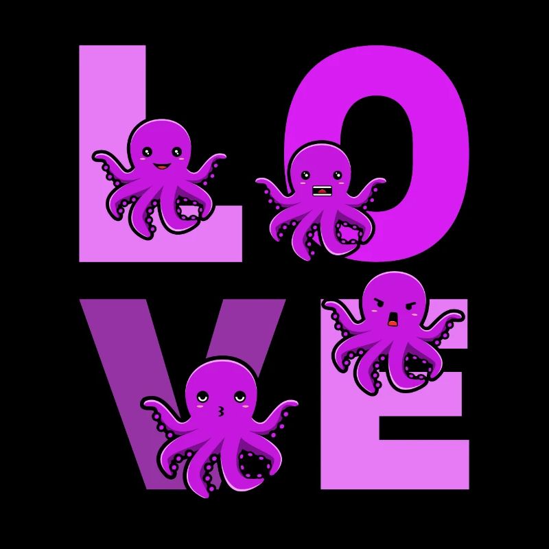 Kraken Octopus Cephalopod Octopuses - LOVE Octopus