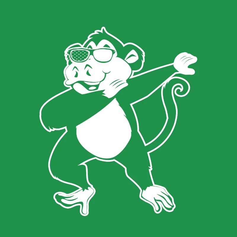 Dab Dance Singe Orang-outan Monkey Lover - Dabbing