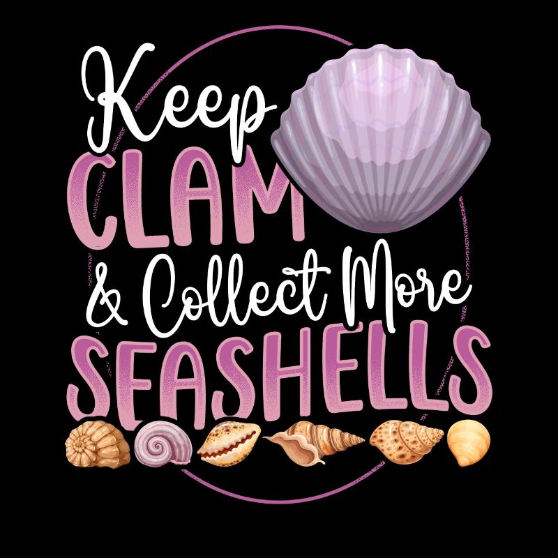 Seashell Collecting Design for an Shell Hunter