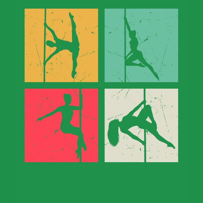 Pole Dance Silhouette - Pole Dancer Pole Dancing