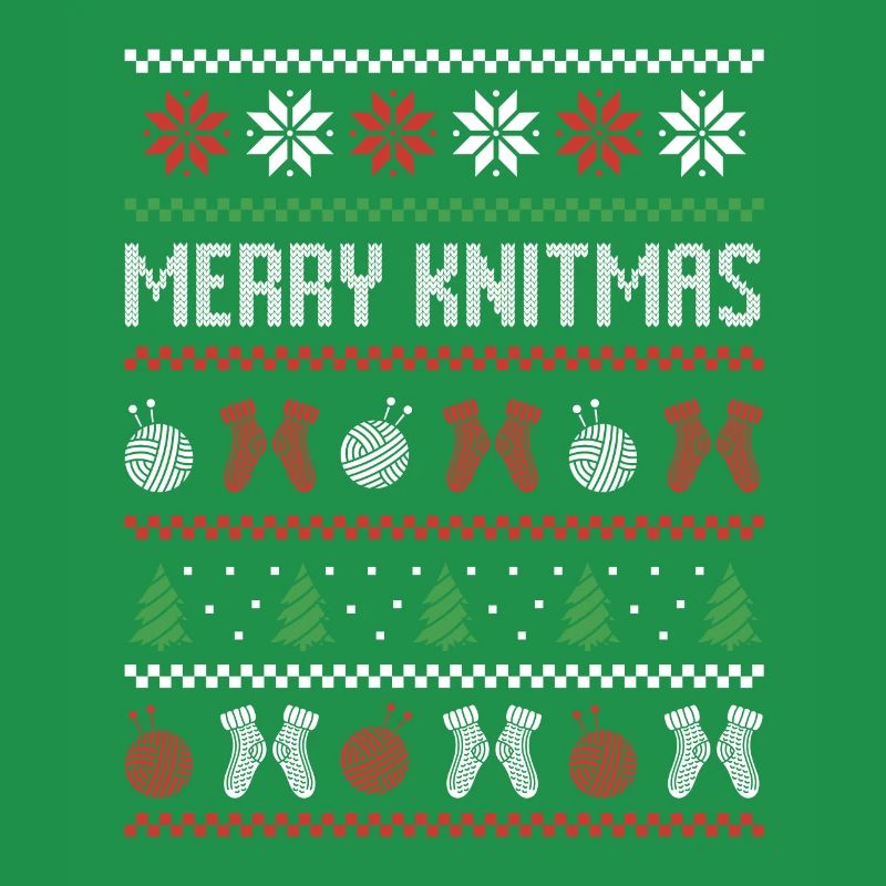 Stricken Nähen Hässlicher Weihnachtspullover Merry