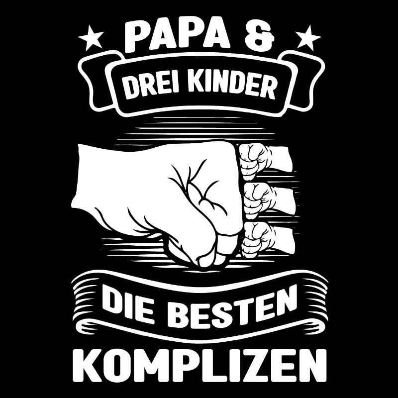 Papa 3 Kinder Drei Kinder Geschenk