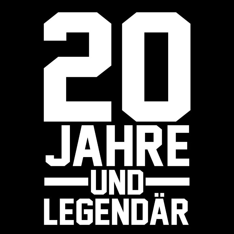 Zwanzig 20 Jahre Zwanzigster Geburtstag